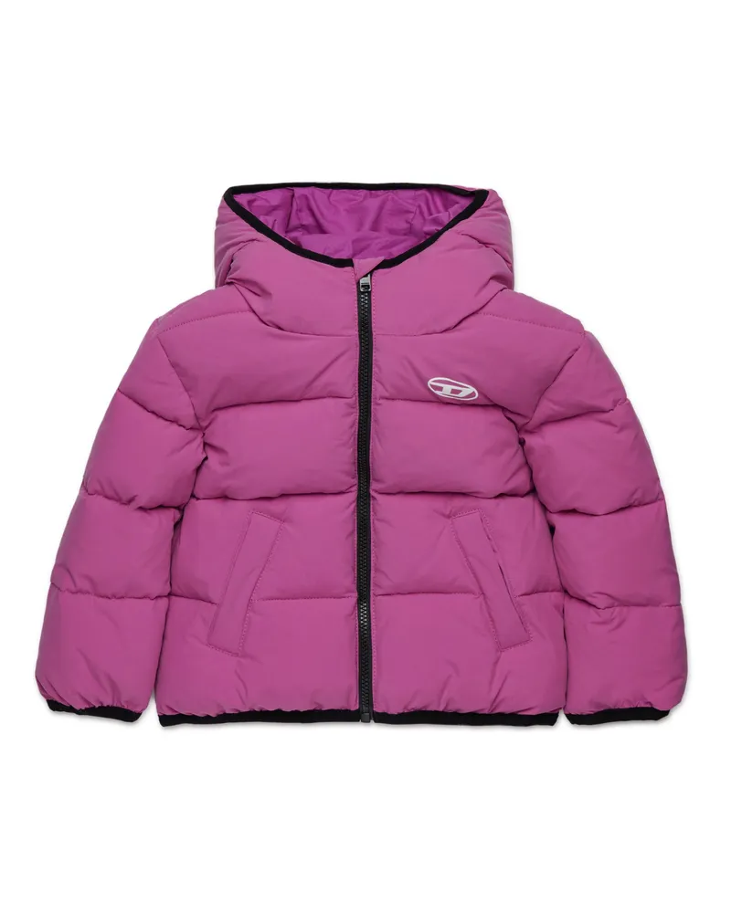 Diesel Nylonjacke mit Kapuze - Jacken - Unisex - Violett Violett
