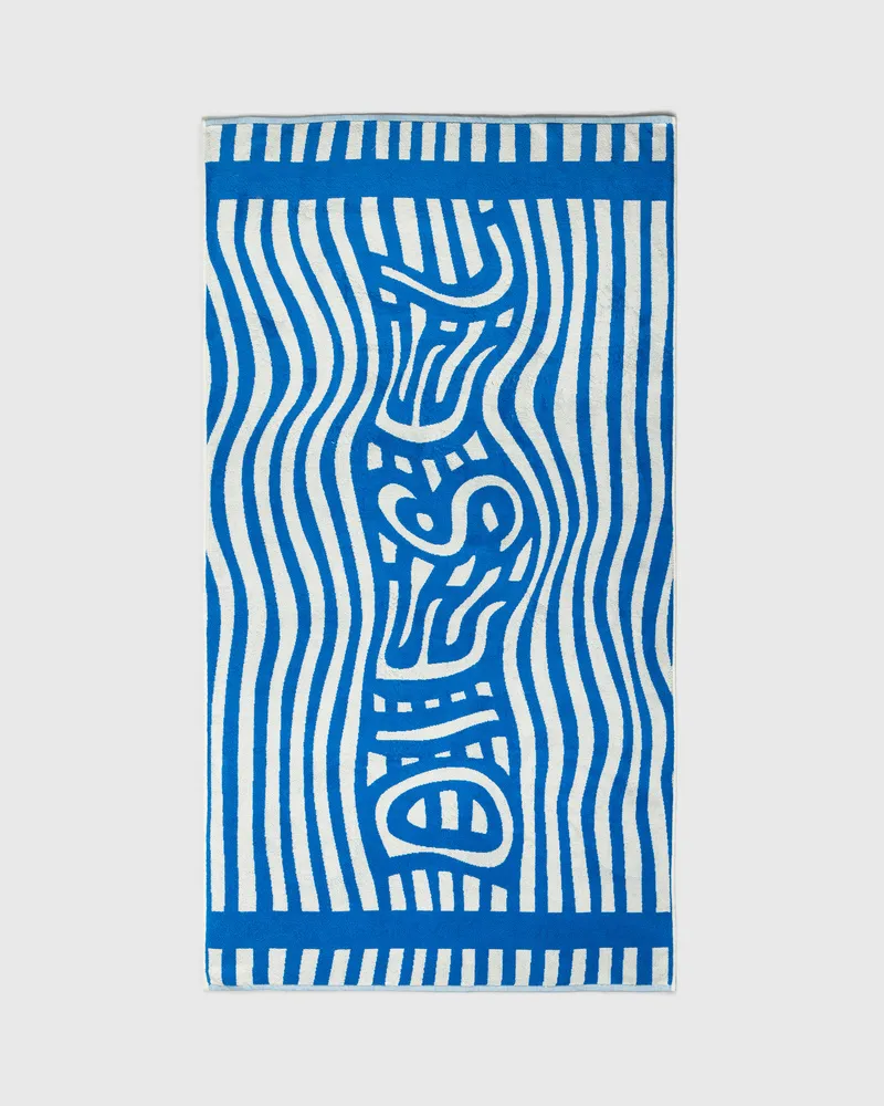 Diesel Frotteehandtuch 100x180 cm - Bath - Unisex - Blau Blau