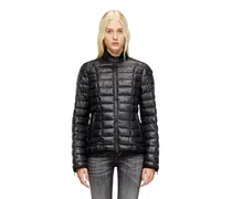 Steppjacke mit Biker-Details - Winterjacken - Damen - Schwarz