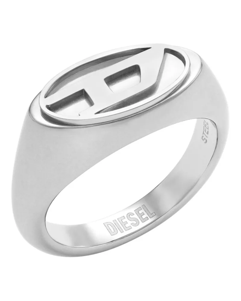 Diesel Siegelring aus Edelstahl - Ringe - Unisex - Silber Silber
