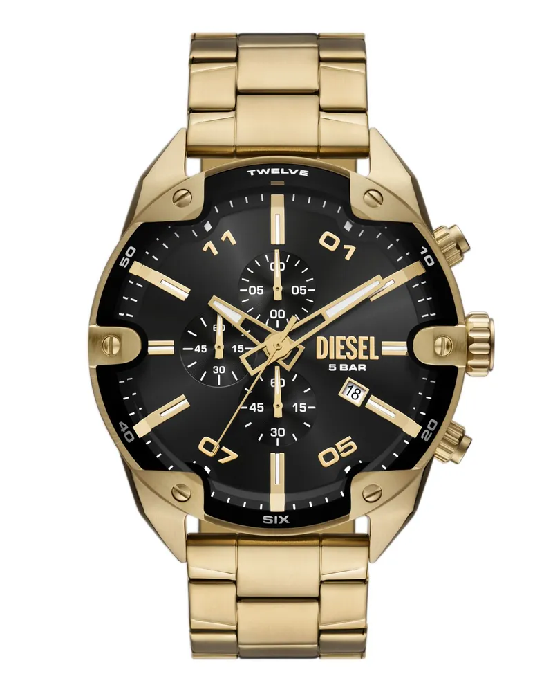 Diesel Spiked Armbanduhr aus Edelstahl - Uhren - Herren - Gold Gold