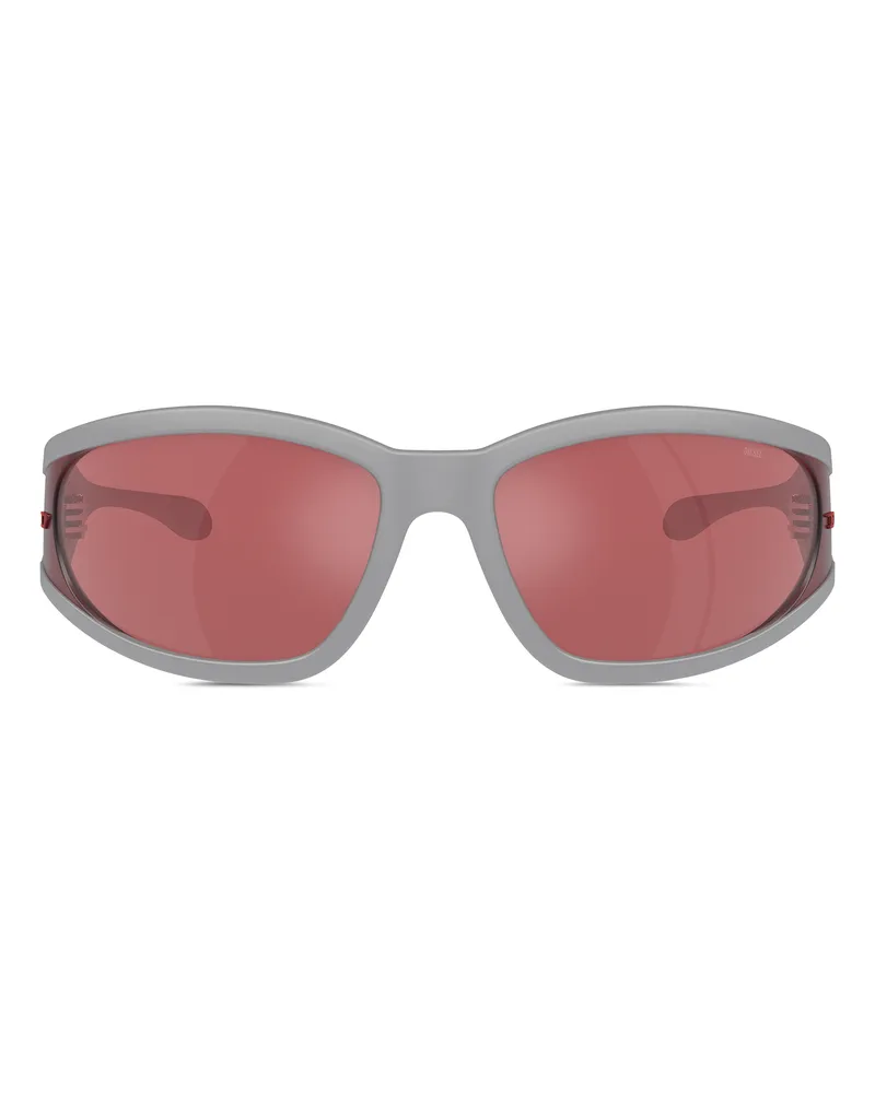 Diesel Sonnenbrille aus acetat mit rechteckigen gläsern - Sonnenbrille - Unisex - Bunt Bunt