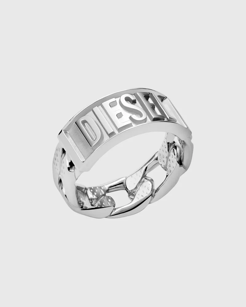 Diesel Edelstahlring - Ringe - Herren - Silber Silber