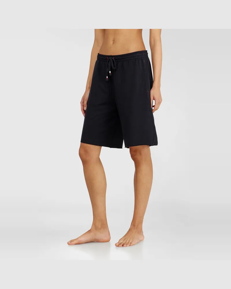 Diesel Aufgeraute Sweatshorts mit offenen Säumen - Hosen - Damen - Schwarz Schwarz