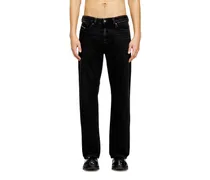 Relaxed Jeans Regular Waist 1980 D-Eeper, Schwarz/Dunkelgrau, Knopfverschluss