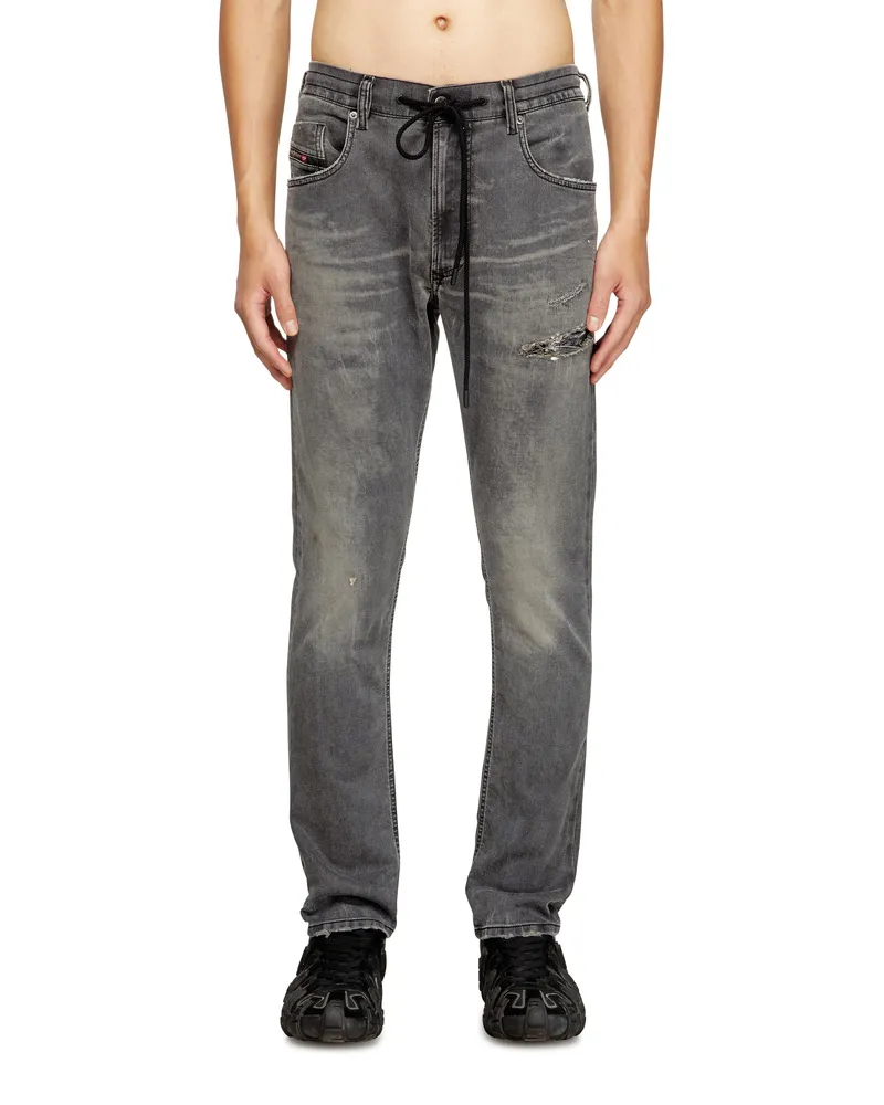Diesel Regular 2032 D-Krooley Joggjeans - Jeans - Herren - Schwarz Schwarz