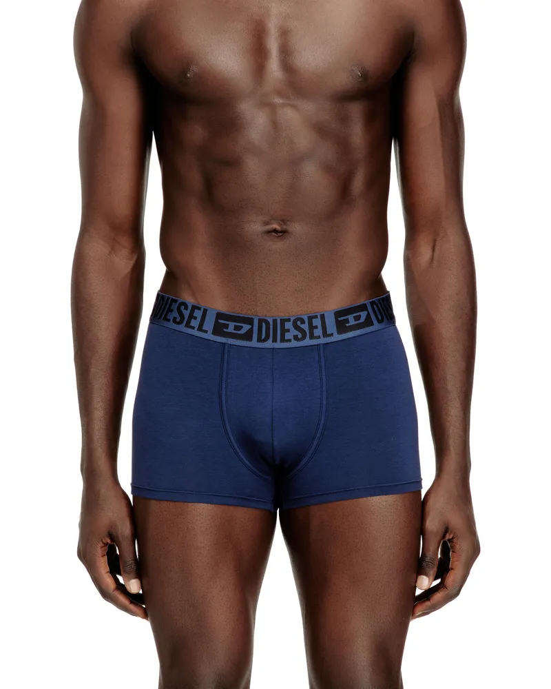 Diesel Boxershorts aus Baumwollstretch mit tonalem Bund im Dreierpack - Boxershorts - Herren - Blau Blau