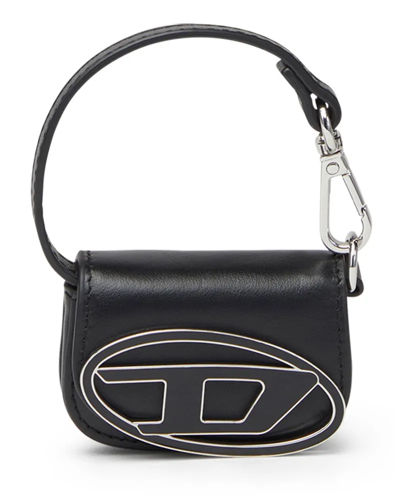 Diesel Taschenanhänger aus Leder - Charms und Schlüsselanhänger - Damen - Schwarz Schwarz