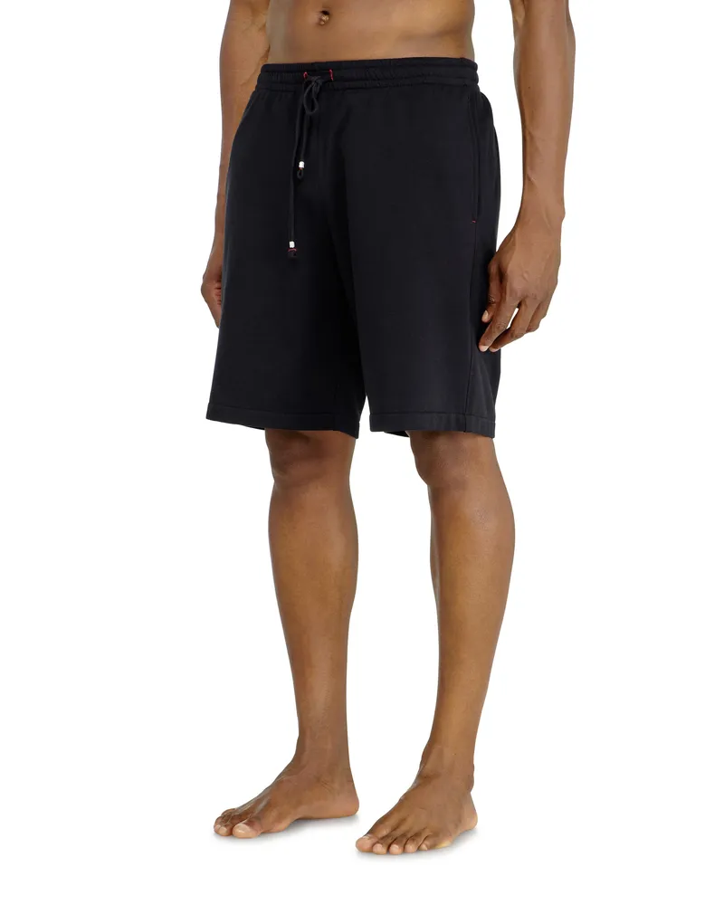 Diesel Sweatshorts aus aufgerauter Baumwollmischung - Hosen - Herren - Schwarz Schwarz