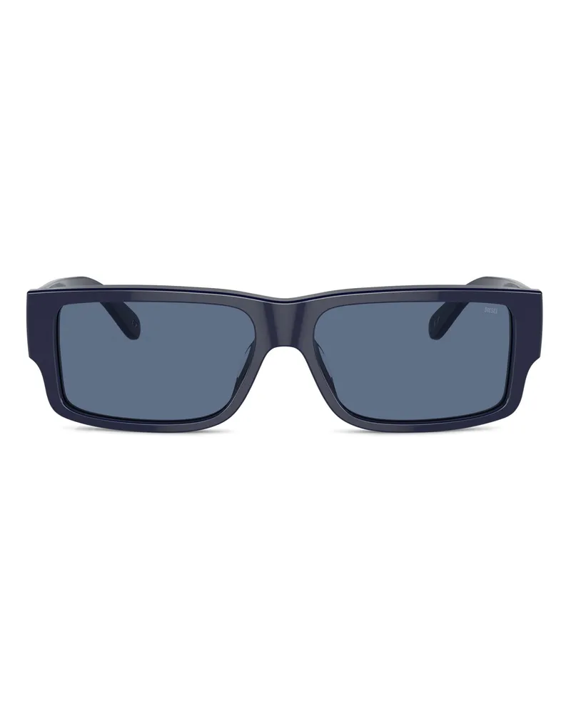 Diesel Rechteckiges Modell Brille - Sonnenbrille - Herren - Blau Blau