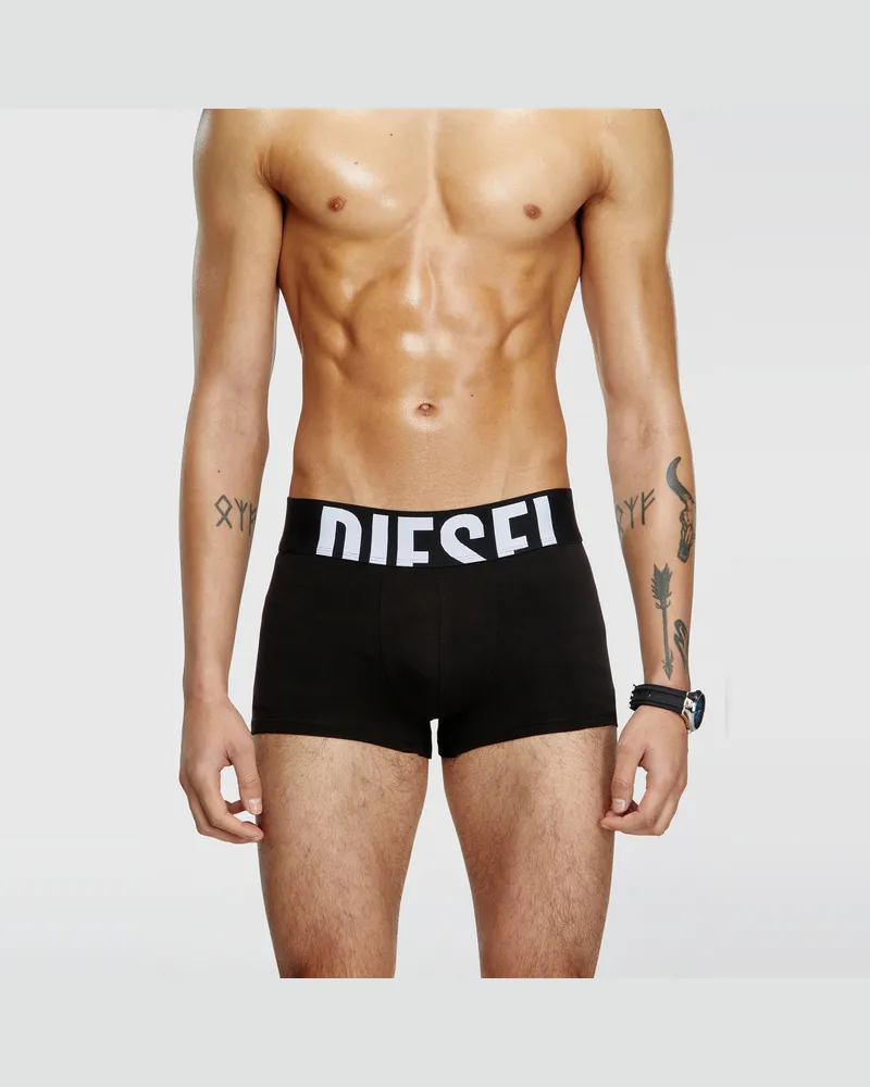 Diesel Retropants im Dreierpack aus Baumwollstretch - Boxershorts - Herren - Schwarz Schwarz