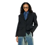 Blazer aus Wollmischung - Jacken - Damen - Schwarz