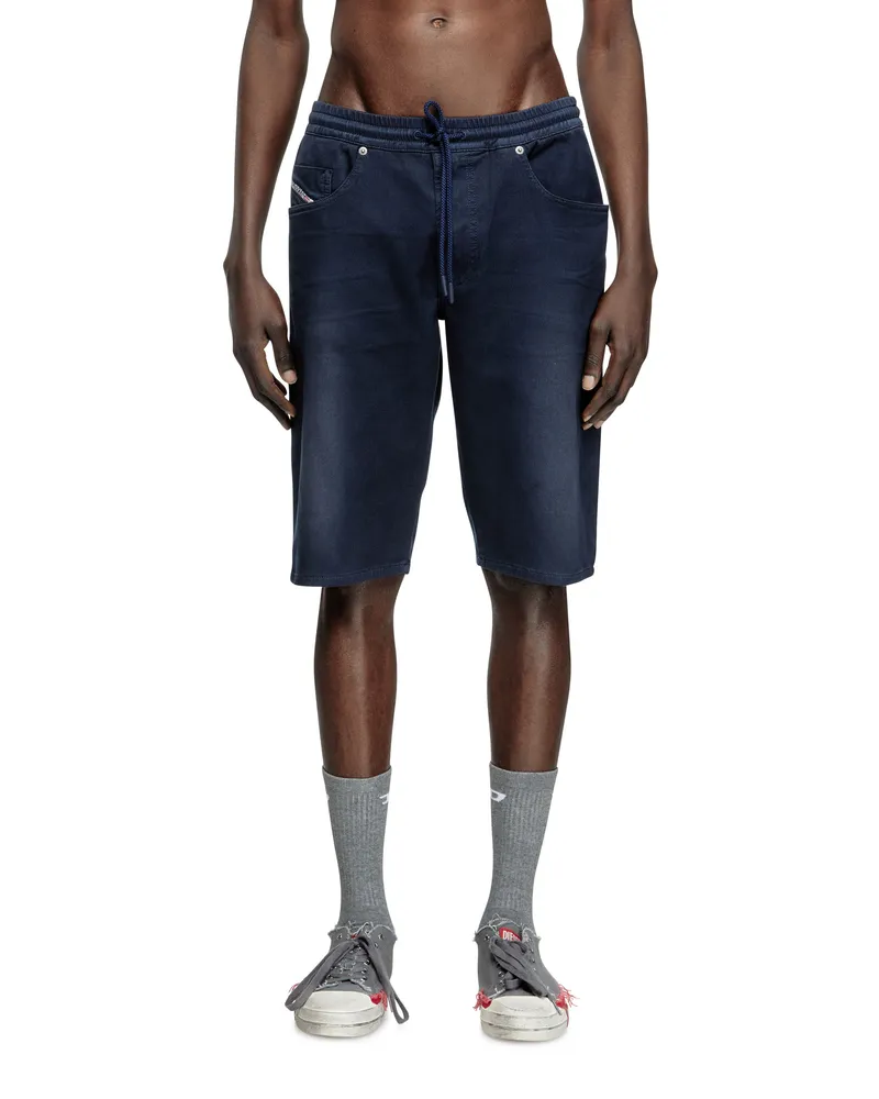 Diesel Chinoshorts aus JoggJeans - Denim Kurze Hose - Herren - Blau Blau