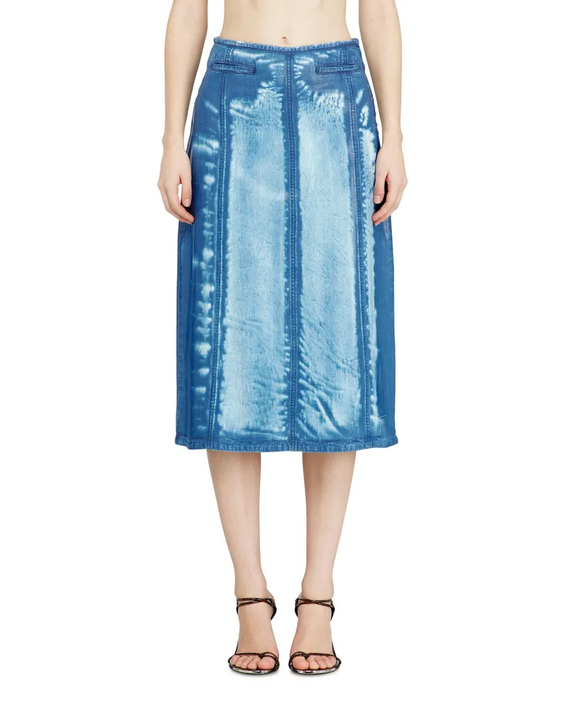 Diesel Midirock aus X-Ray Lyocell-Denim - Röcke - Damen - Blau Blau