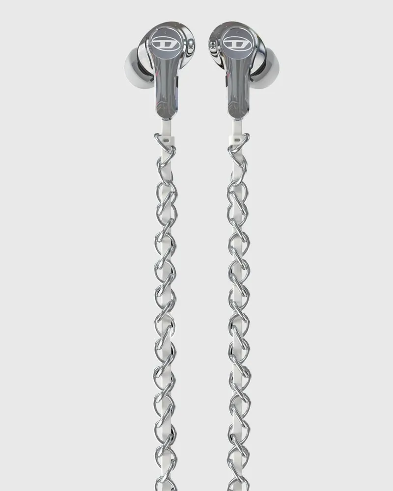 Diesel Wired Earbuds und charms - Kopfhörer - Unisex - Silber Silber