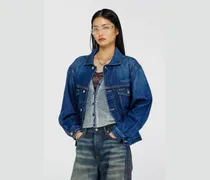 Trucker-Jacke aus Denim - Denim jacken - Unisex - Blau