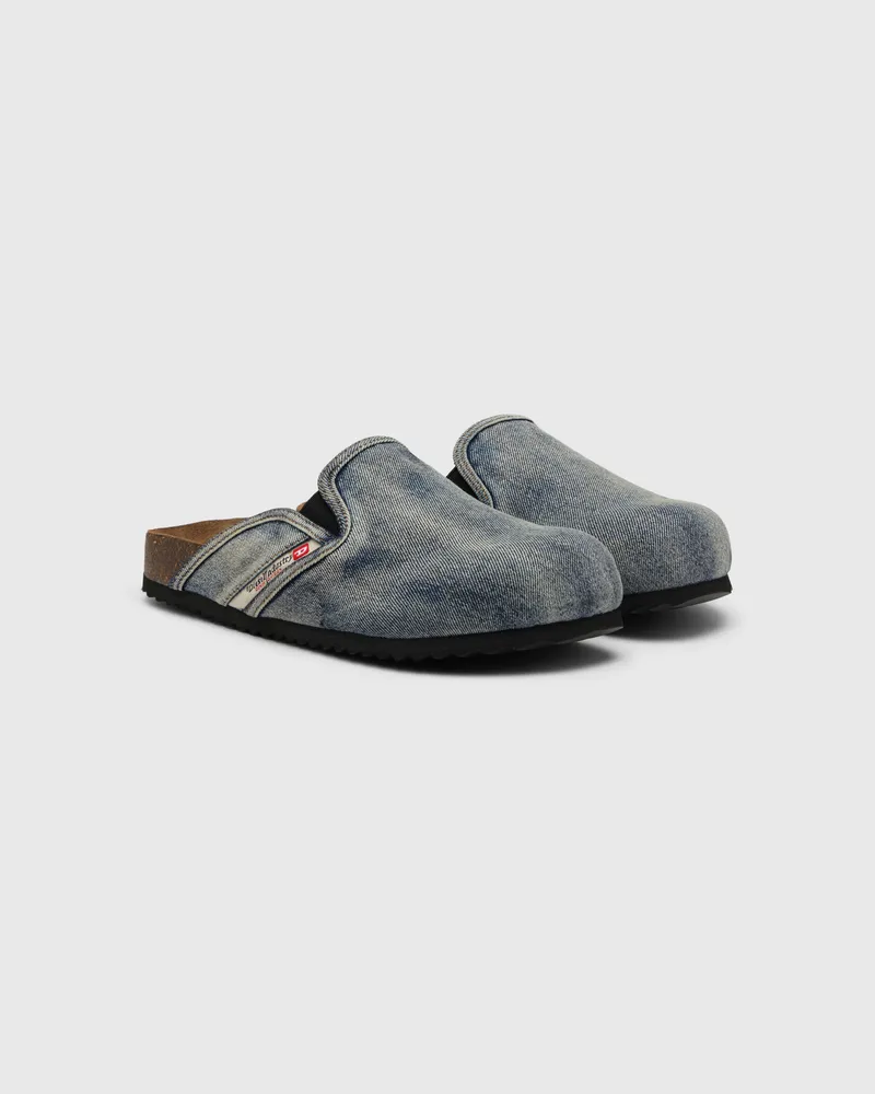 Diesel D-Woodstock-Mules aus Denim - Mokassins und Mules - Herren - Blau Blau