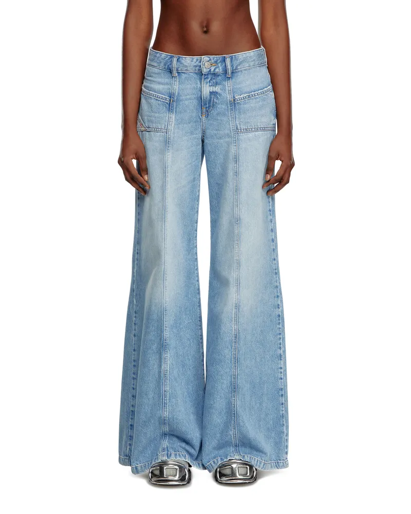 Diesel Flare Jeans - D-Akii - Jeans - Damen - Blau Blau