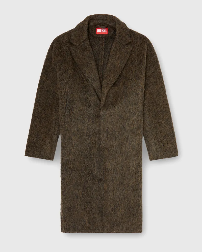 Diesel Mantel aus Wolle-Alpaka-Mix - Winterjacken - Herren - Braun Braun