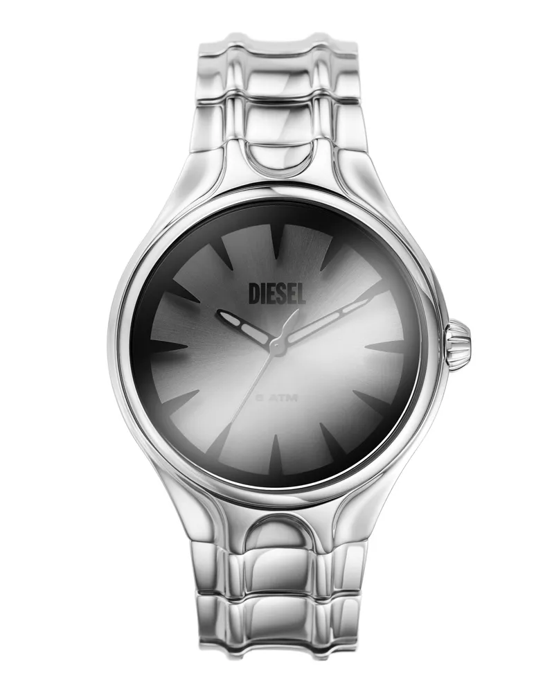 Diesel Streamline Armbanduhr aus Edelstahl mit drei Zeigern - Uhren - Herren - Silber Silber