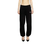 Sweathose mit Oval D-Logo mit Metall-Effekt - Hosen - Damen - Schwarz
