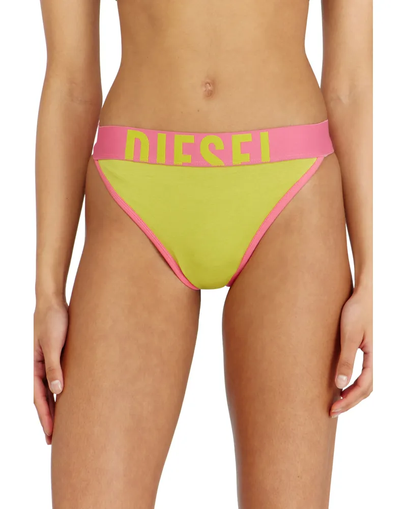 Diesel Dreierpack Stretch-Baumwoll-Tangas, mehrfarbig - Strings - Damen - Bunt Bunt