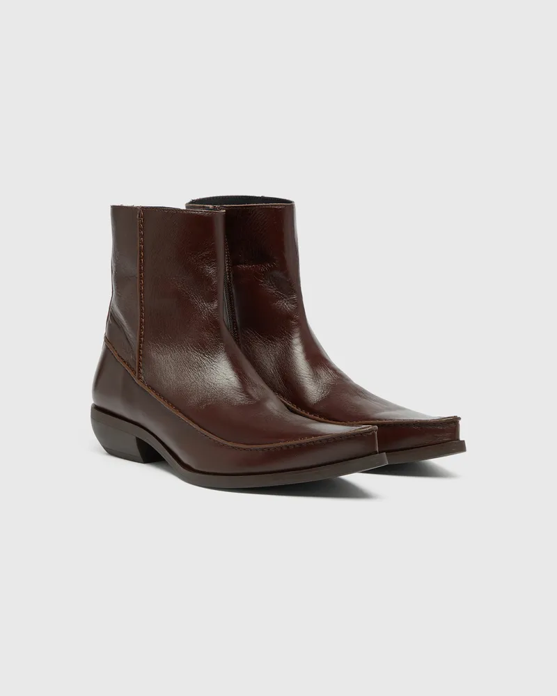 Diesel D-Frido-Westliche Stiefeletten aus Leder - Stiefel - Herren - Braun Braun