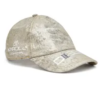 Baseballkappe aus metallischem Denim - Hüte - Damen - Gold