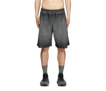 Sweatshorts mit Phönix-Dévoré - Kurze Hosen - Herren - Grau