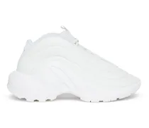 Monochrome gesteppte Sneakers - Schuhe - Unisex - Weiss