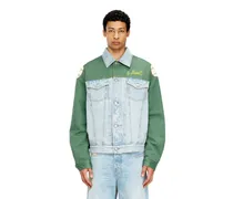 Jeansjacke mit Baumwoll-Einsatz - Jacken - Unisex - Bunt