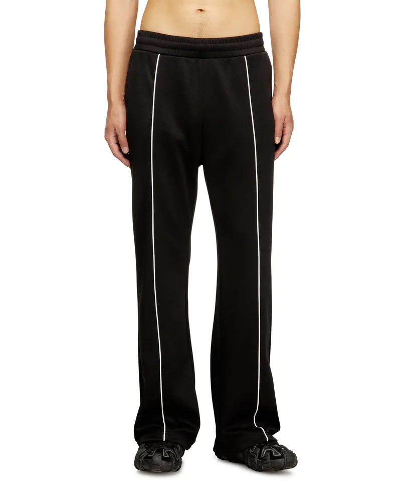 Diesel Trainingshosen mit kontrastierenden Paspeln - Hosen - Herren - Schwarz Schwarz