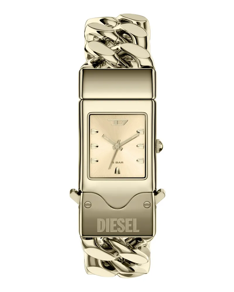 Diesel Closer Drei aus goldfarbenem Edelstahl - Uhren - Herren - Gold Gold