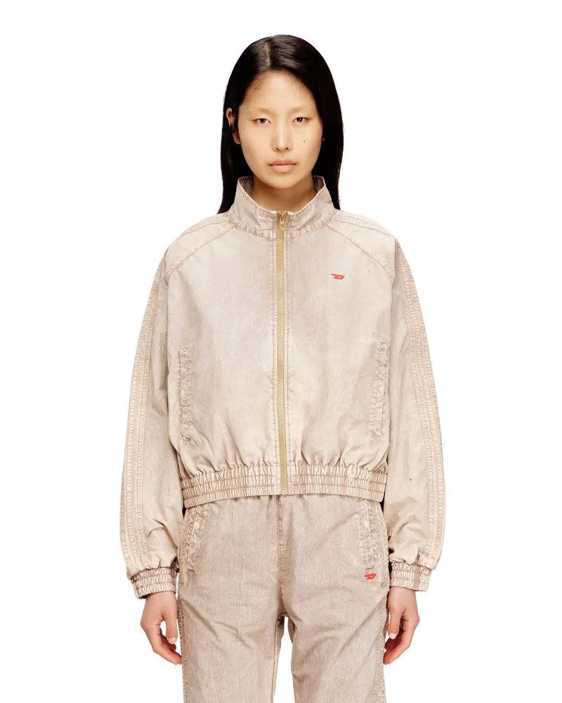 Diesel Windjacke aus behandeltem Taslan - Jacken - Damen - Beige Beige