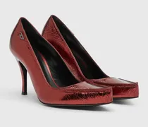 D-Lucette-Pumps aus Spiegelleder - Pumps - Damen - Rot