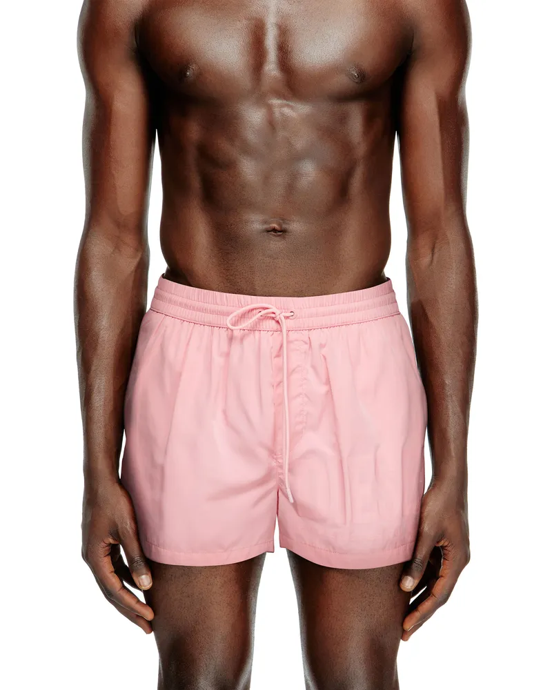 Diesel Badeshorts mit Logo-Print - Badeshorts - Herren - Rosa Rosa