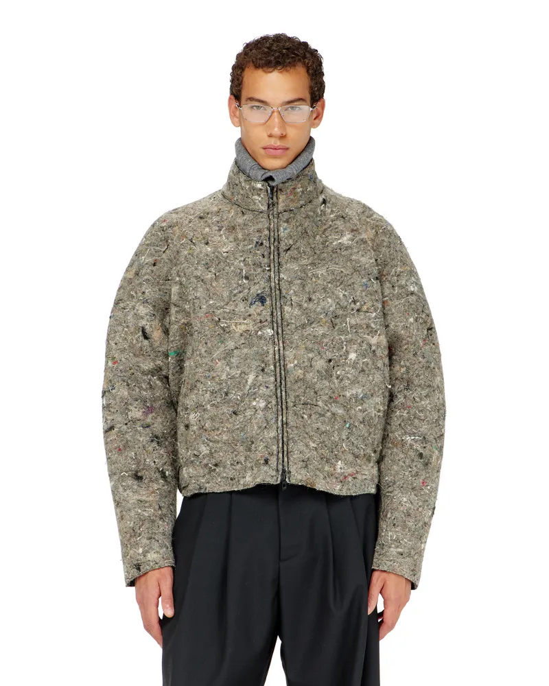 Diesel Upcycled Filzjacke - Jacken - Herren - Grau Grau