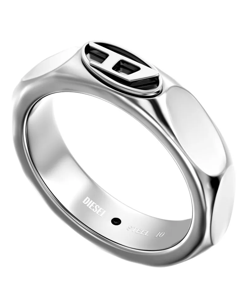 Diesel Edelstahl-Ring - Ringe - Unisex - Silber Silber
