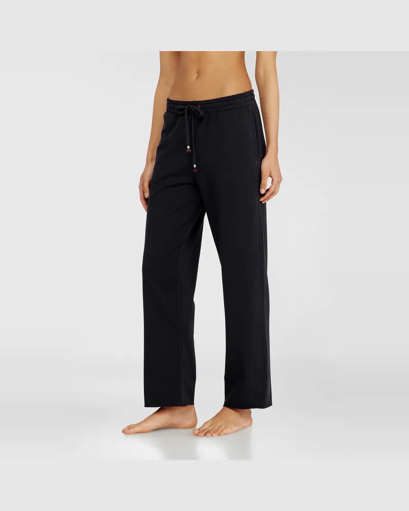 Diesel Aufgeraute Sweathose mit offenen Säumen - Hosen - Damen - Schwarz Schwarz