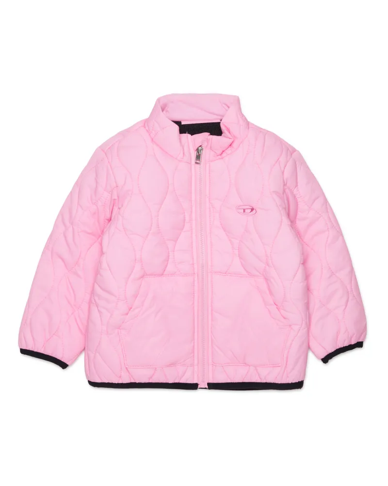 Diesel Steppjacke mit Oval D Stickerei - Jacken - Herren - Rosa Rosa