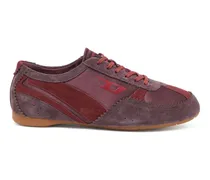 D-Mile - Flat-Sneakers mit Wildleder-Overlays - Sneakers - Damen - Rot