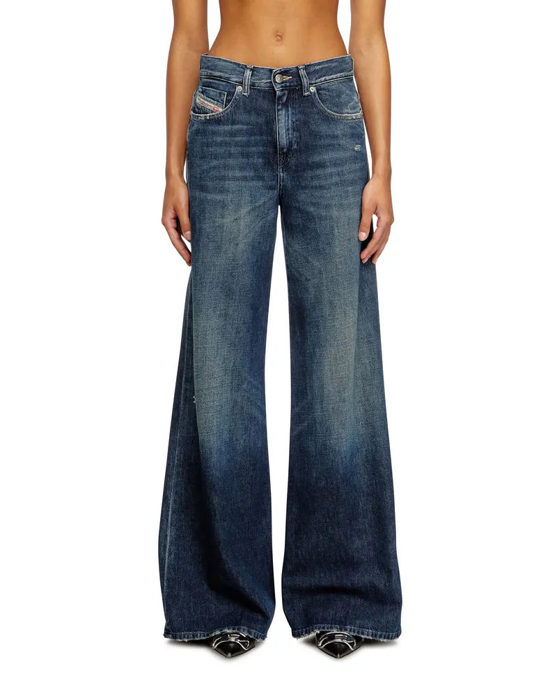 Diesel Flare Jeans - 1978 D-Akemi - Jeans - Damen - Blau Blau