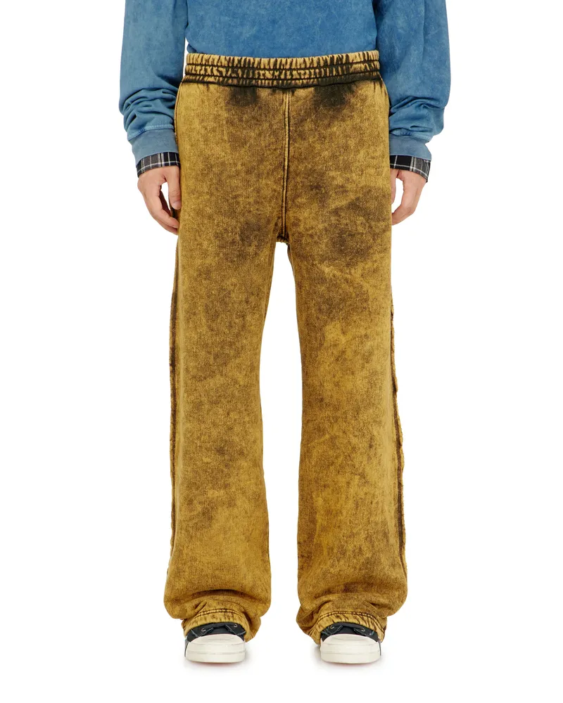 Diesel Sweatpants mit acid-wash und offenen Kanten - Hosen - Herren 
