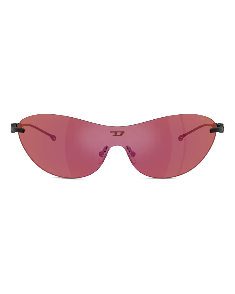 Diesel Ovale Sonnenbrille - Sonnenbrille - Unisex - Violett Violett