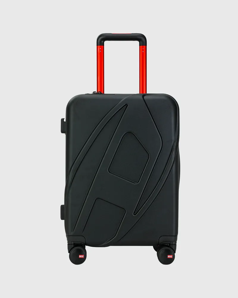 Diesel Oval D Koffer Größe S - Handgepäck Koffer - Unisex - Schwarz Schwarz