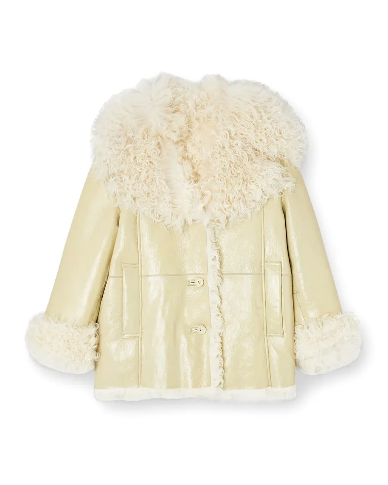 Diesel Jacke aus Lack-Lammfell - Lederjacken - Damen - ToBeDefined Tobedefined