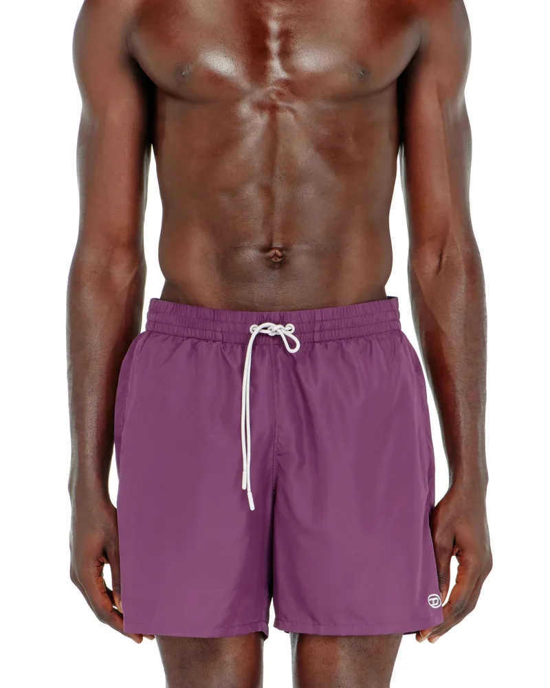 Diesel Badeshorts mit metallischem Oval D Logo - Badeshorts - Herren 