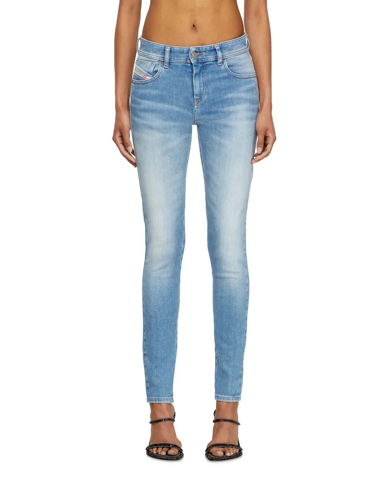 Diesel Skinny Jeans - 2017 Slandy - Jeans - Damen - Blau Blau