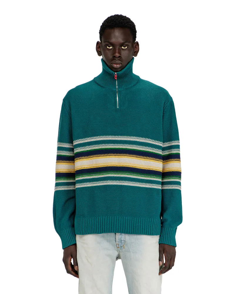 Diesel Baumwollpullover mit Rollkragen - Strickwaren - Herren - Blau Blau