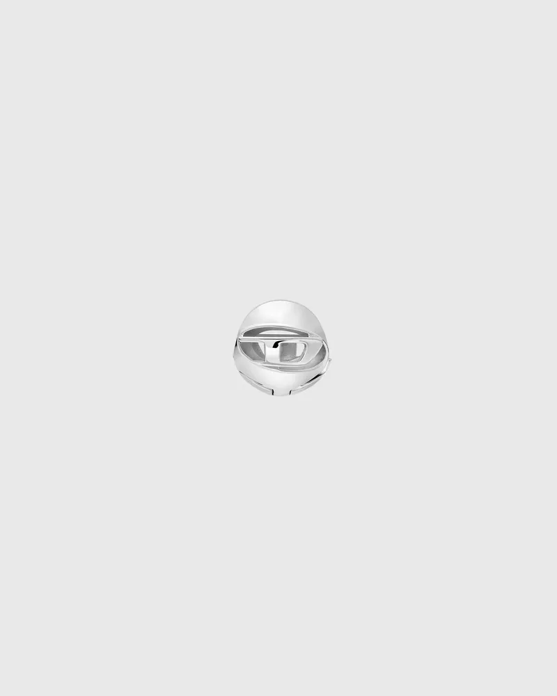 Diesel Creole aus Edelstahl - Ohrringe - Unisex - Silber Silber